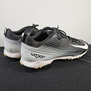Nike Vapor Baseball Cleats Size 13 Black and White